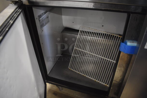 True TUC-48F Stainless Steel 2 Door Undercounter Freezer on Commercial Casters. 115 Volts, 1 Phase. 48.5x30x36. Tested and Working! - Image 4 of 6