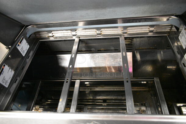 Delfield UCD4464N-12-DD5 Stainless Steel Commercial Sandwich Salad Prep Table Bain Marie Mega Top w/ 4 Drawers on Commercial Casters. 115 Volts, 1 Phase. Tested and Does Not Power on  - Image 5 of 10