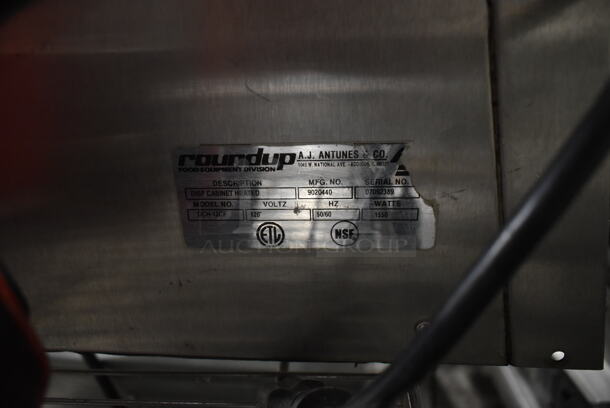 Roundup DCH-12CF Stainless Steel Commercial Countertop Heated Display Case Merchandiser. 120 Volts, 1 Phase. Tested and Working! - Image 5 of 5