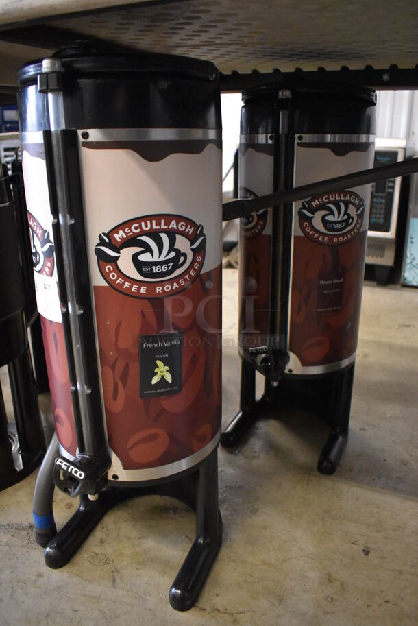 2 Fetco Black Poly Coffee Satellite Dispensers. 10x12x26. 2 Times Your Bid! - Image 2 of 5
