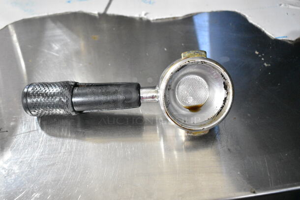 La Cimbali M29 Select Stainless Steel Commercial Countertop 2 Group Espresso Machine w/ 2 Portafilters and Steam Wands.  - Image 2 of 5