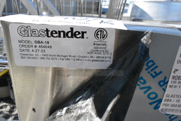 Glastender DBA-18 Stainless Steel Drain Board.  - Image 4 of 4