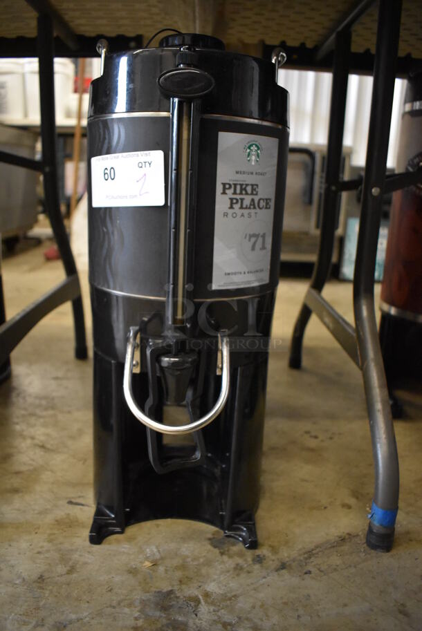 2 Black Poly Coffee Satellite Dispensers. 9.5x13x22.5. 2 Times Your Bid! - Image 4 of 6