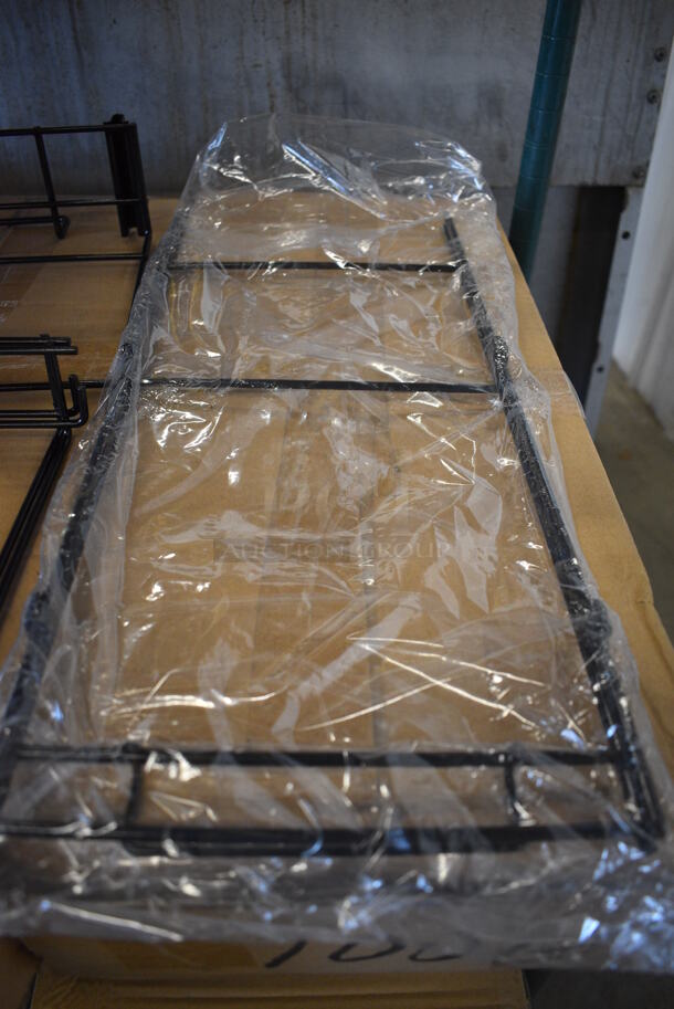 2 BRAND NEW IN BOX! Black Metal Chip Display Rack. 2 Times Your Bid! - Image 3 of 5