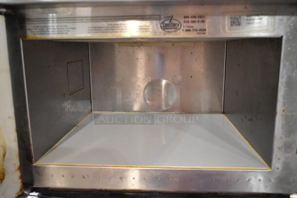 2014 Amana HDC12A2 Stainless Steel Commercial Countertop Microwave Oven. 120 Volts, 1 Phase.  - Image 3 of 5