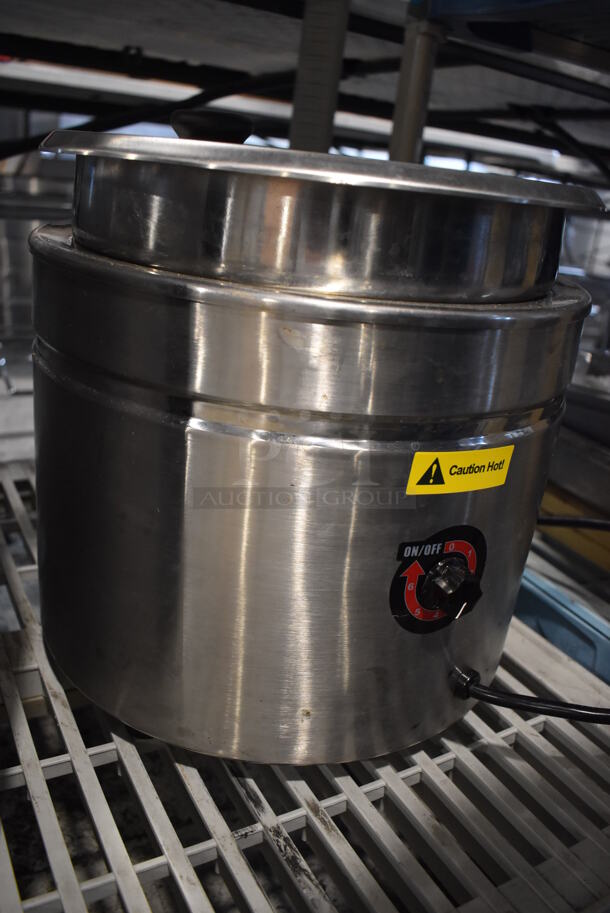 SK-10S Stainless Steel Commercial Countertop Soup Kettle Food Warmer. 120 Volts, 1 Phase. 13x13x13. Tested and Working! - Image 2 of 7