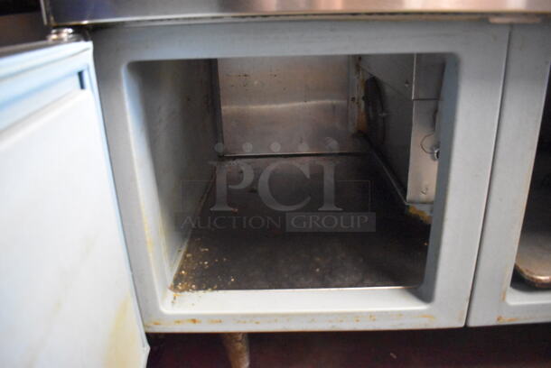 Delfield Stainless Steel Commercial Cold Pan Buffet Station w/ 2 Doors. 60x32x36. Tested and Powers On But Does Not Get Cold - Image 4 of 6