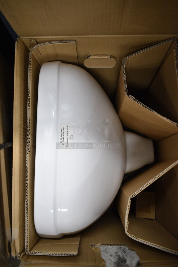 BRAND NEW SCRATCH AND DENT! Zurn Z5410 Blowout Service Sink - Image 3 of 4