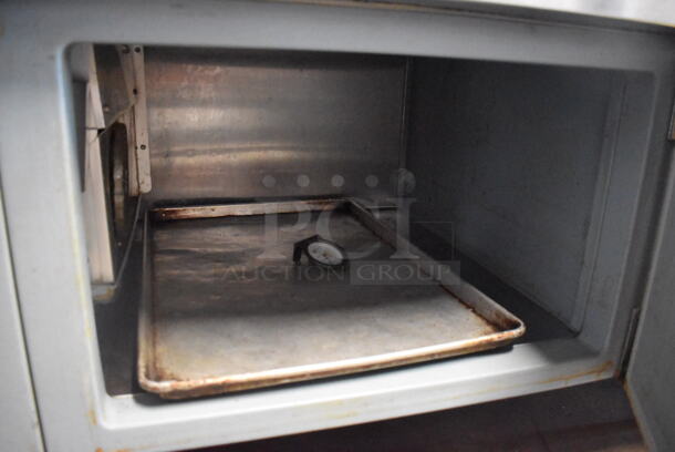 Delfield Stainless Steel Commercial Cold Pan Buffet Station w/ 2 Doors. 60x32x36. Tested and Powers On But Does Not Get Cold - Image 5 of 6