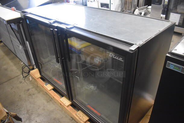 BRAND NEW! 2019 True TBB-24GAL-60G-HC-LD Metal Commercial 2 Door Back Bar Cooler Merchandiser. 115 Volts, 1 Phase. 60x26x34.5. Tested and Working! - Image 2 of 6