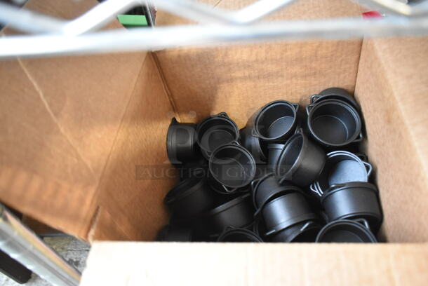 ALL ONE MONEY! 5 Tiers of Various Items Including Poly Pitchers, Ceramic Dishes, Glassware. Does Not Include Shelving Unit.  - Image 8 of 12