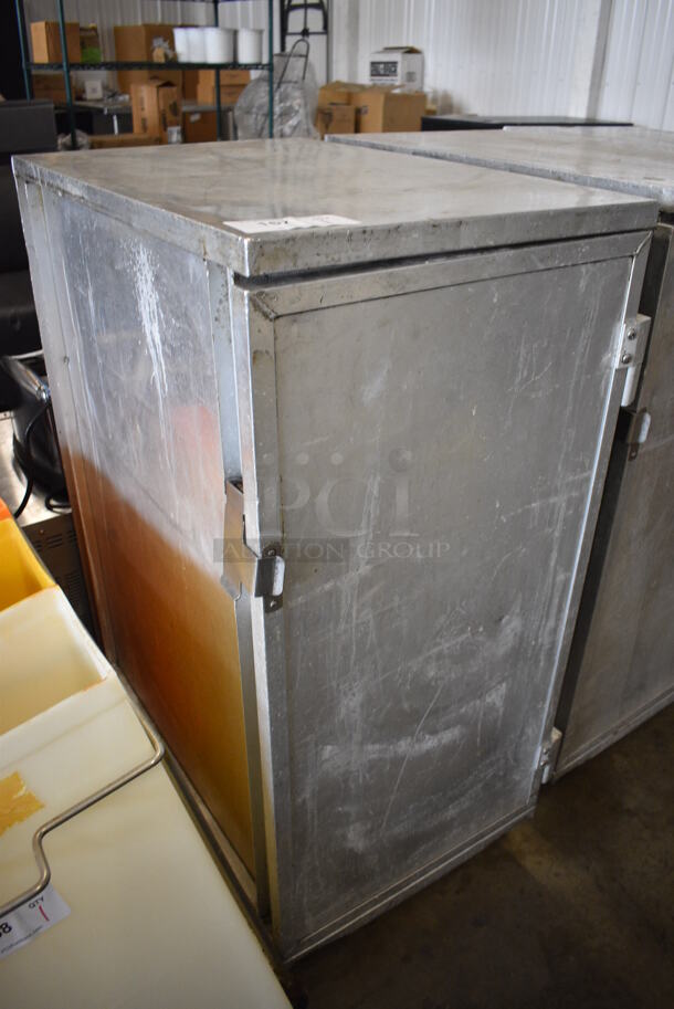 Metal Commercial Enclosed Pan Transport Rack on Commercial Casters. 19x29x44 - Image 3 of 4