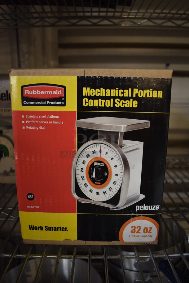 3 BRAND NEW IN BOX! Pelouze Model Y32R Metal Countertop Food Portioning Scales. 7x7x9. 3 Times Your Bid! - Image 4 of 4