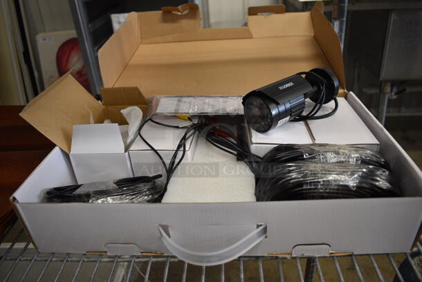 ALL ONE MONEY! Lot of 4 Lorex Security Cameras w/ Wires!