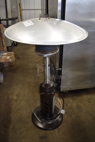 Hampton Bay Model HPS-C-GH Metal Commercial Table Top Propane Gas Patio Heater. 11,000 BTU. 21x21x38