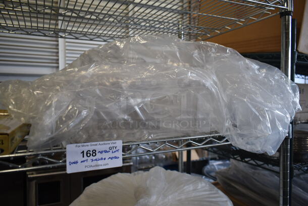 ALL ONE MONEY! Lot of Various Items on Shelving Unit Including Poly Lids. Does Not Include Shelving Unit.  - Image 5 of 7