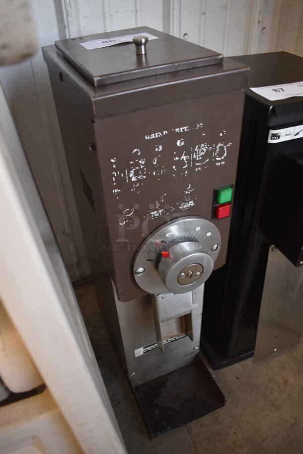 Grindmaster Metal Commercial Countertop Espresso Bean Grinder. 7.5x14x28. Tested and Working! - Image 2 of 6