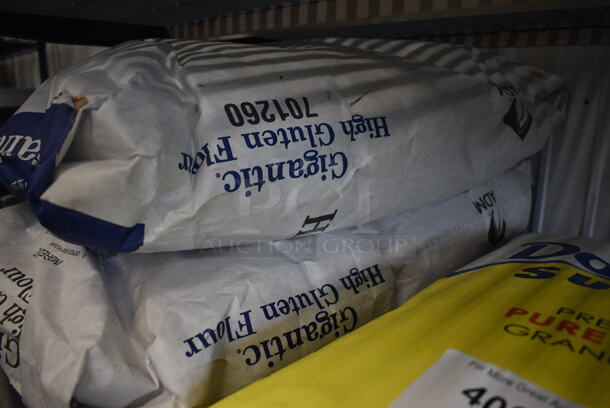 ALL ONE MONEY! Lot of 3 Bags; Domino Sugar and 2 High Gluten Flour. - Image 4 of 4