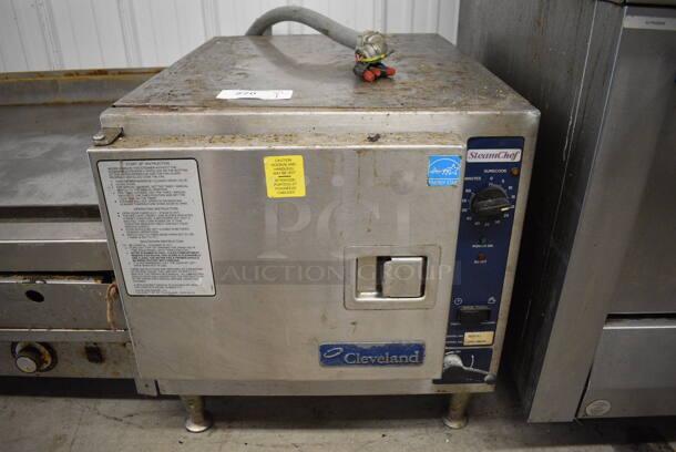 Cleveland Model 22CET3.1 SteamChef ENERGY STAR Stainless Steel Commercial Electric Powered Steam Cabinet. 208 Volts, 3 Phase. 22x31x23
