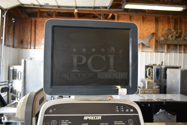Precor AMT12.885/835 Commercial Floor Style Stationary Exercise Stepping Machine w/ Monitor. Tested and Working! - Image 6 of 7