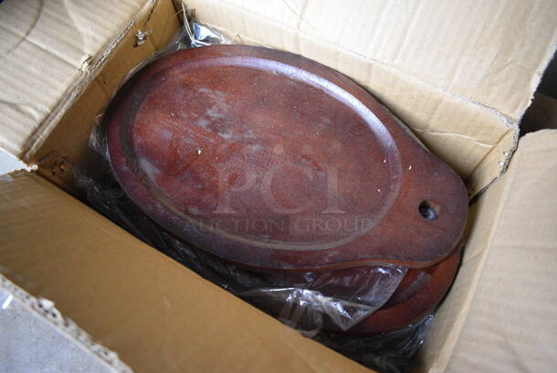 10 BRAND NEW IN BOX! Update CIZPH-WU Wooden Chargers. 12.5x8x1. 10 Times Your Bid! - Image 2 of 3