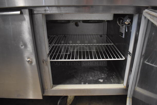 Traulsen VPS72S Stainless Steel Commercial Prep Table on Commercial Casters. 115 Volts, 1 Phase. 72x34x48. Tested and Does Not Power On - Image 7 of 8