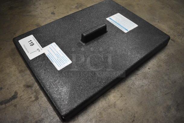 Black Poly Lid for SaniServ Ice Cream Machine. 13x18x2.5 - Image 3 of 4