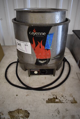Vollrath HS-7 Stainless Steel Commercial Countertop Soup Kettle Food Warmer. 120 Volts, 1 Phase. 12x12x12. Tested and Working!