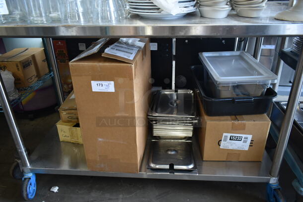 ALL ONE MONEY! Tier Lot of Various Items Including Bins and Napkin Dispensers. - Image 1 of 5
