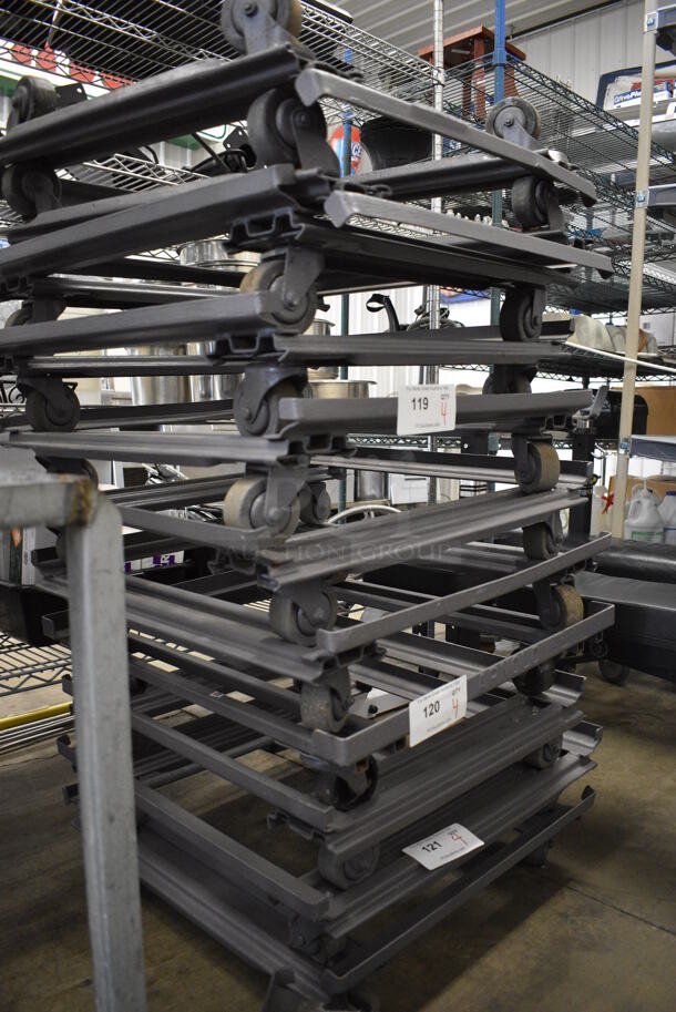 4 Gray Metal Dolly on Commercial Casters. 24x25x6.5. 4 Times Your Bid! - Image 4 of 4