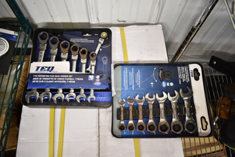 2 BRAND NEW! TEQ TP8700A/TP9700 Ratchet Sets. 2 Times Your Bid!