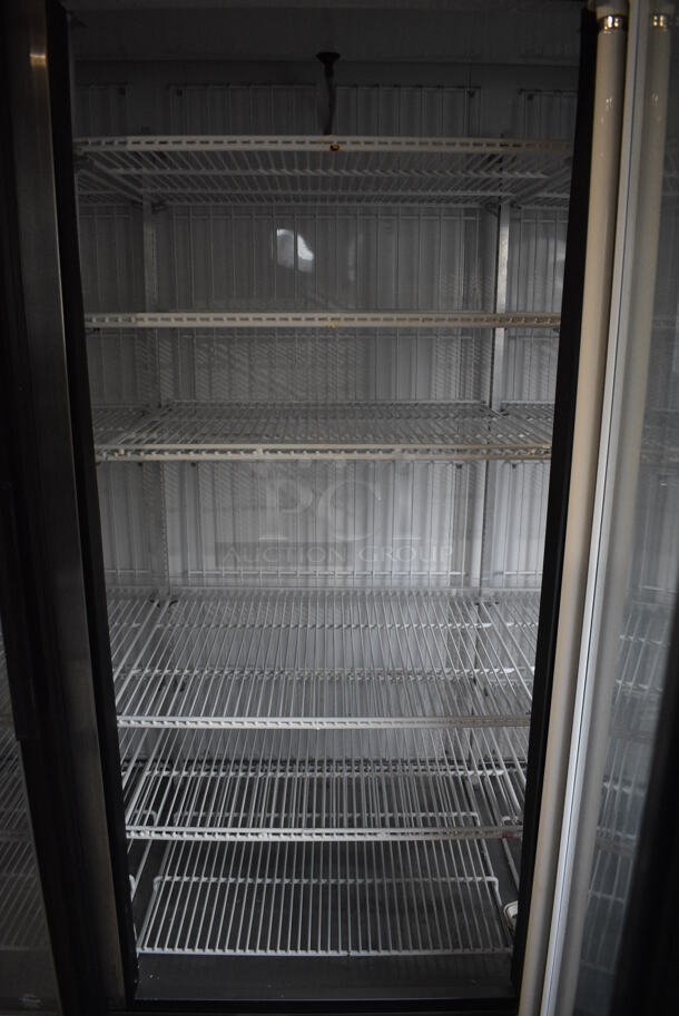 2012 True Model GDM-72F Metal Commercial 3 Door Reach In Freezer Merchandiser w/ Poly Coated Racks on Commercial Casters. 115/208-230 Volts, 1 Phase. 79x30x82 - Image 6 of 8