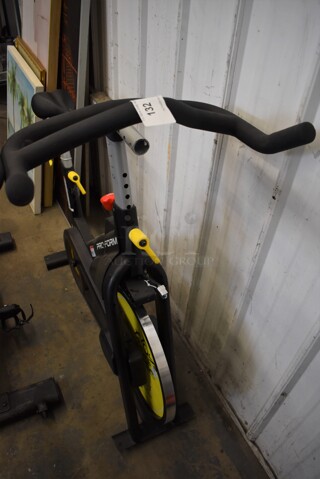 Pro-Form Metal Commercial Floor Style Stationary Exercise Bicycle. 19x40x44