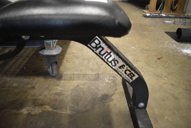 Brutus Excel Black Metal Floor Style Weight Bench. 24x49x34 - Image 6 of 6