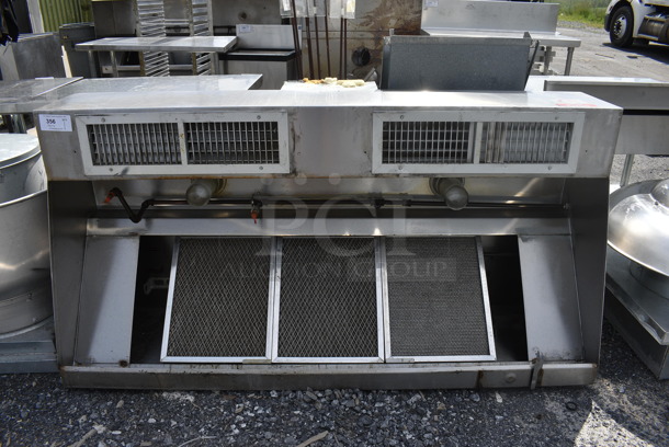 6' Metal Commercial Return Air Grease Hood. 72x37x30 - Image 1 of 5