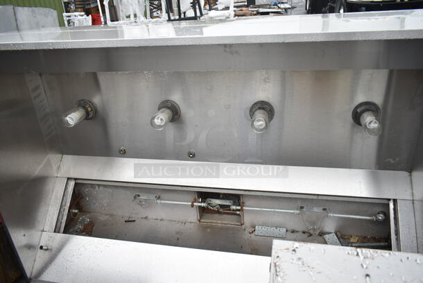 SELF CONTAINED 8' CaptiveAire 5424 ND-2 Stainless Steel Commercial Grease Hood w/ Lights.  - Image 2 of 12