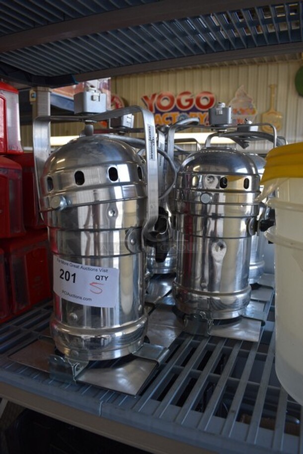 5 Metal Light Fixtures. 8x8x14. 5 Times Your Bid! - Image 2 of 4