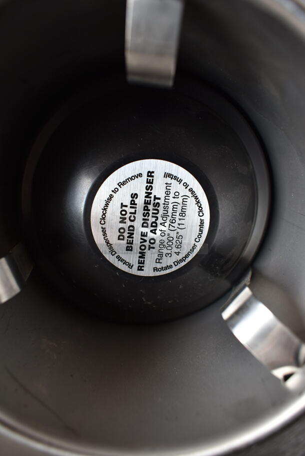 Stainless Steel Commercial 3 Well Cup Dispenser. - Image 3 of 3