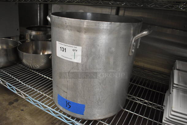 Metal Stock Pot. 16.5x13.5x14 - Image 2 of 3