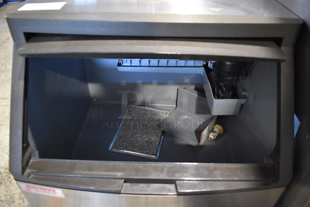 2012 Manitowoc QY0134A Stainless Steel Commercial Self Contained Undercounter Ice Machine. 115 Volts, 1 Phase. 26x28x33 - Image 4 of 8