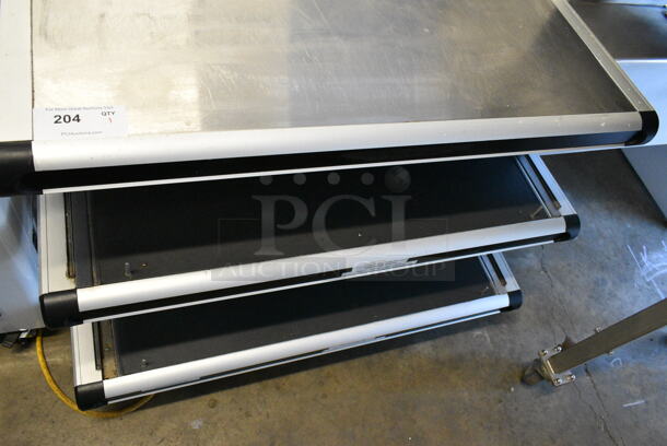Hatco GR2SDS-36D Metal Commercial Countertop 2 Tier Warming Display Merchandiser. 120 Volts, 1 Phase.  - Image 2 of 6