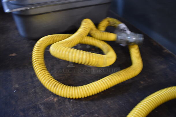 Yellow Gas Hose. 36" - Image 3 of 3
