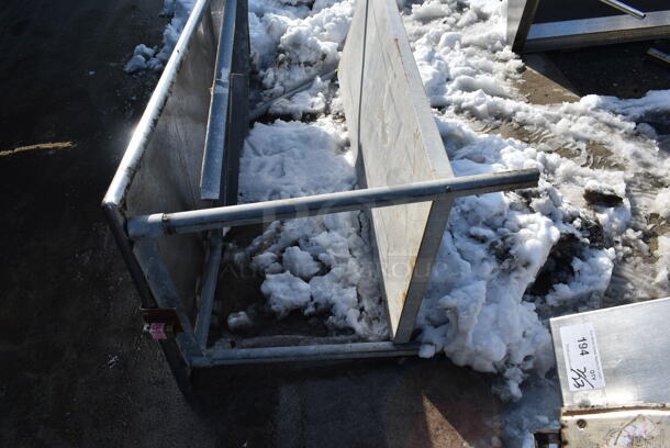 Stainless Steel Commercial Table w/ Commercial Can Opener Mount and Metal Under Shelf. - Image 3 of 6