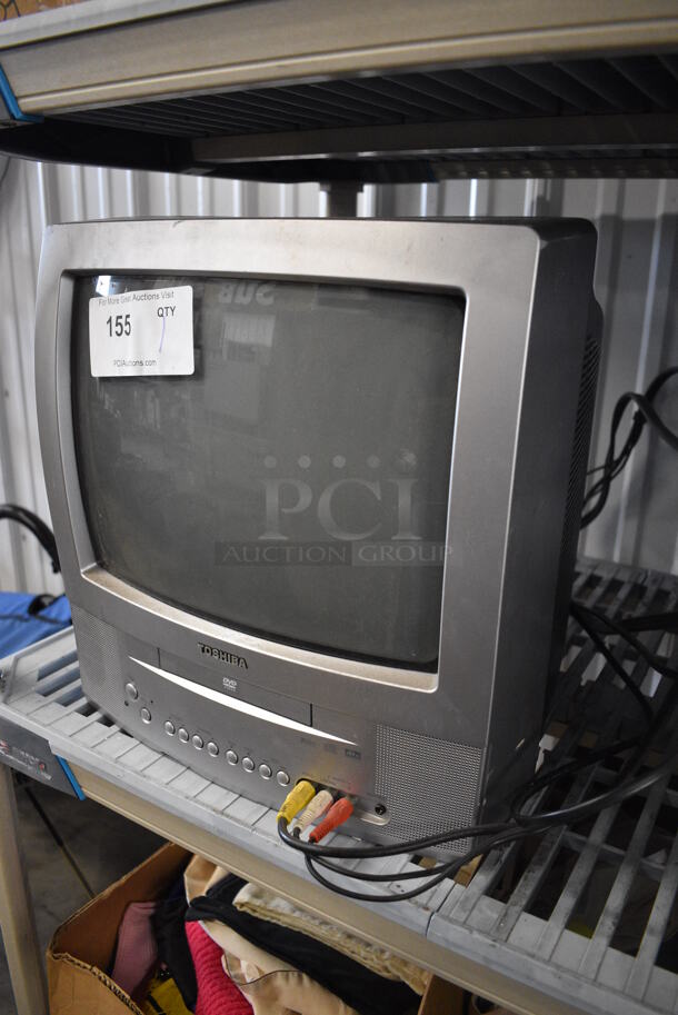 Toshiba Model MD13P1 13" Television w/ Built In DVD Player - Image 2 of 5