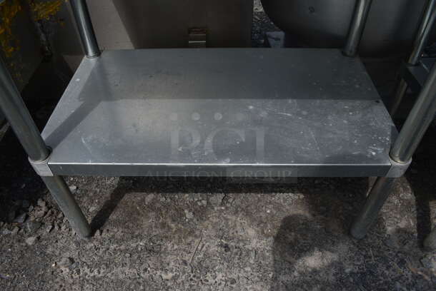Stainless Steel Table w/ Metal Under Shelf. 36x24x34 - Image 3 of 3