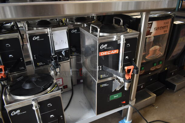 6 Curtis Stainless Steel Commercial Satellite Servers on Stands w/ 2 Extra Satellites. 6 Times Your Bid! - Image 4 of 10