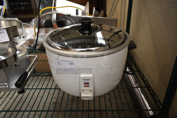 BRAND NEW SCRATCH AND DENT! Panasonic SR-GA421H Metal Countertop Automatic Rice Cooker. 120 Volts, 1 Phase. Tested and Working! - Image 1 of 6