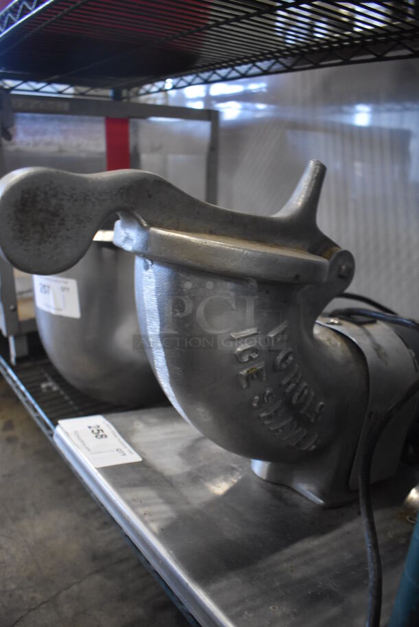 Echols Metal Commercial Countertop Electric Ice Shaver. 115/230 Volts, 1 Phase. 14x24x13 - Image 3 of 6