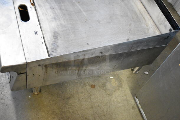 Garland Stainless Steel Commercial Natural Gas Powered Flat Top Griddle.  - Image 7 of 7