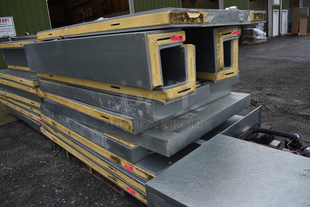 Norlake 6'x6'x7.5' SELF CONTAINED Walk In Freezer Box w/ Floor, Copeland Model RFT42C1E-PFV-102 Compressor and Norlake Model CPF100DC-A Condenser. Picture of the Unit Before Removal Is Included In the Listing. 208-230 Volts, 1 Phase. - Image 7 of 8